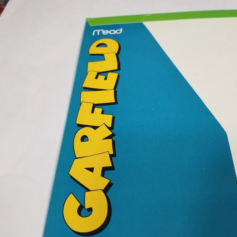Vintage Mead Garfield Cat Portfolio Folder 12x9 3/8